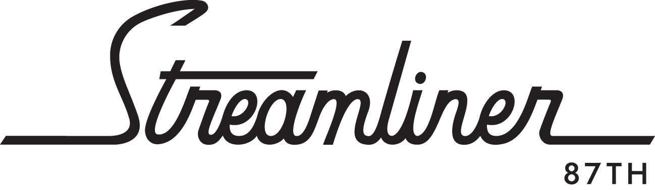 The image features the word "Streamliner" in a cursive font with the number 87TH below it.